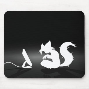 毛皮で覆われたmousepad マウスパッド