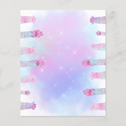 毛皮とグリッターペットグルーミング チラシ (裏面)