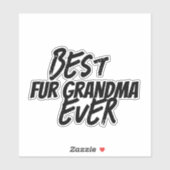 毛皮のおばあちゃん シール (シート)