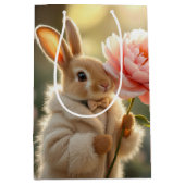 毛皮のコートを着ているウサギ ミディアムペーパーバッグ (正面)