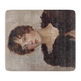 毛皮のコートを着てジェルティ（イスラエルのイサク） カッティングボード