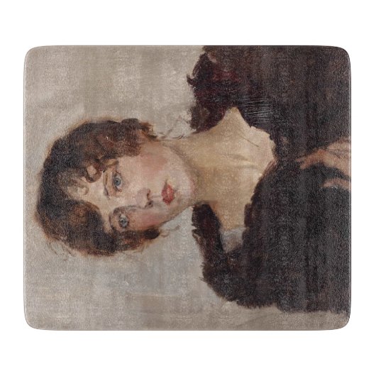 毛皮のコートを着てジェルティ(イスラエルのイサク) カッティングボード (正面)