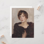 毛皮のコートを着てジェルティ（イスラエルのイサク） カード (正面/裏面インサイチュ)