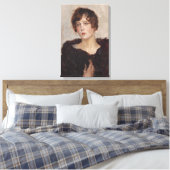 毛皮のコートを着てジェルティ（イスラエルのイサク） キャンバスプリント (インサイチュ (寝室))