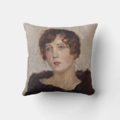 毛皮のコートを着てジェルティ(イスラエルのイサク) クッション (裏面)