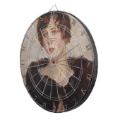 毛皮のコートを着てジェルティ（イスラエルのイサク） ダーツボード (正面右)