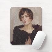 毛皮のコートを着てジェルティ(イスラエルのイサク) マウスパッド (マウス)