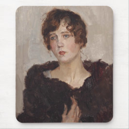 毛皮のコートを着てジェルティ（イスラエルのイサク） マウスパッド