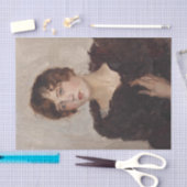 毛皮のコートを着てジェルティ（イスラエルのイサク） 薄葉紙 (クラフト)