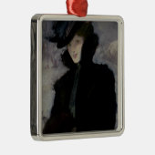 毛皮のコート メタルオーナメント (右)