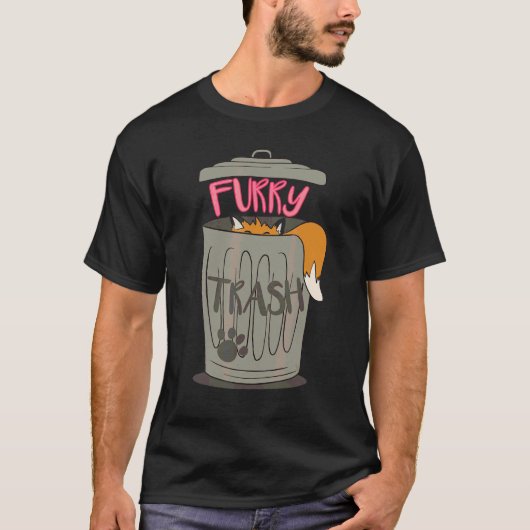 毛皮のゴミの毛皮のファンダムのコスプレ Tシャツ (正面)