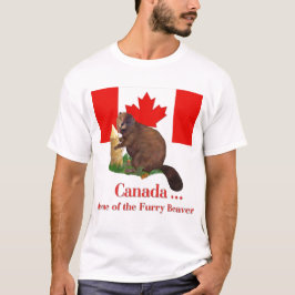 毛皮のビーバー Tシャツ