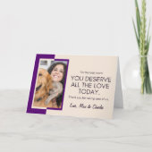 毛皮のベビー – 母の日のペットの写真から シーズンカード (正面)