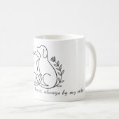 毛皮の友人との生活がより良い – カスタムペットの恋人 コーヒーマグカップ (正面右)