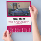 毛皮の友人を見つける チラシ (手)