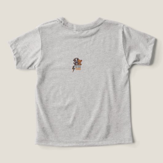 毛皮の友人 – かわいい犬と猫のベスティーズT (デザイン裏面)