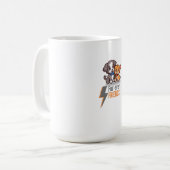 毛皮の友人 – かわいい犬と猫のベスティーズT コーヒーマグカップ (正面左)