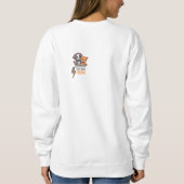 毛皮の友人 – かわいい犬と猫のベスティーズT スウェットシャツ (裏面)