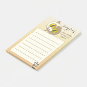 毛皮の可愛い猫のノート ポストイット (アングル)