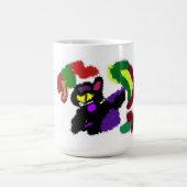 毛皮の子猫の秋 コーヒーマグカップ (中央)