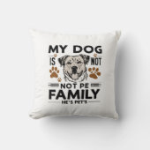 毛皮の家族の枕 クッション (正面)