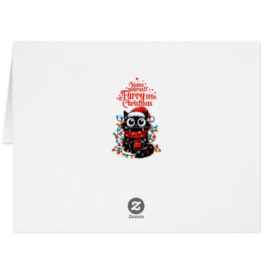 毛皮の小さなクリスマス (裏面横)