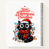 毛皮の小さなクリスマス ノートブック (裏面)