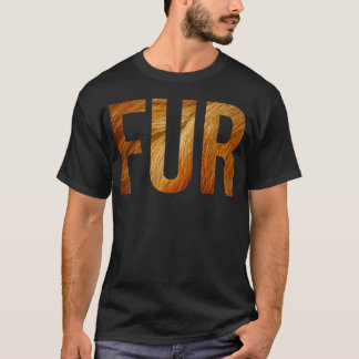 毛皮の引用フレンド Tシャツ