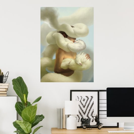 毛皮の急増 ポスター (ホームオフィス)