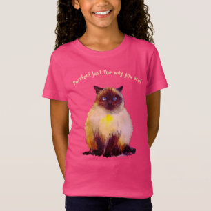 毛皮の猫Tシャツ Tシャツ