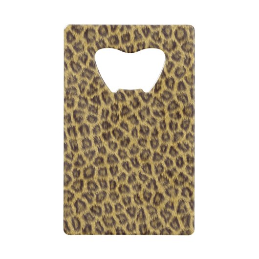 毛皮の質 クレジットカード栓抜き (正面)