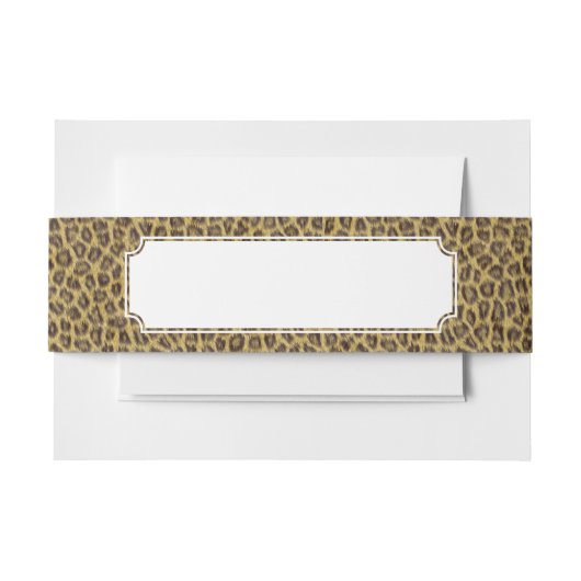 毛皮の質 招待状ベリーバンド (正面例)