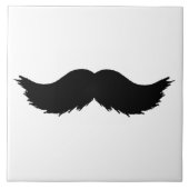 毛皮の黒い口ひげ タイル (正面)