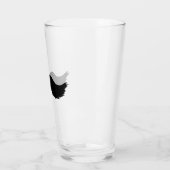 毛皮の黒い口ひげ タンブラーグラス (左)