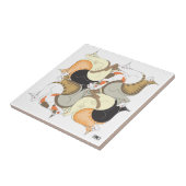 毛皮のEllieのセラミックタイル タイル (側面)