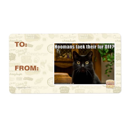 毛皮をオフにするパーマンは？ ラベル (正面)