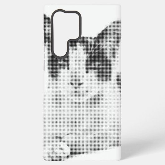 毛皮ハーフトーン SAMSUNG GALAXYケース (裏面)