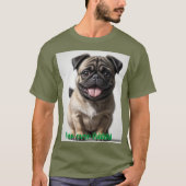 毛皮ユニセックスの美しい陰影。 Tシャツ (正面)