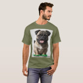 毛皮ユニセックスの美しい陰影。 Tシャツ (正面フル)