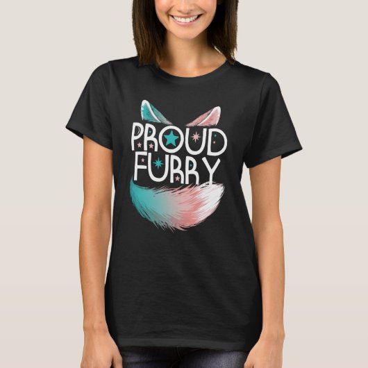 毛皮好きなファンダム コスプレ 動物の毛皮 ファーリー Tシャツ (正面)