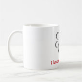 毛皮子供 コーヒーマグカップ (左)