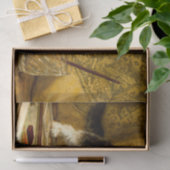 毛筆絵を描付きの子猫 薄葉紙 (ギフト)