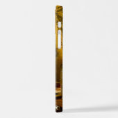 毛筆絵を描付きの子猫 iPhoneケース (左側面)