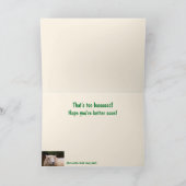 毛糸おもしろいの羊が元気になる カード (内部)