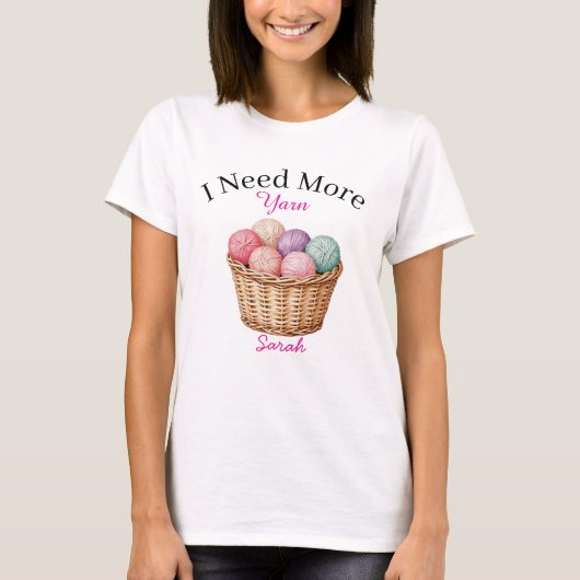 毛糸が足りないTシャツ Tシャツ (正面)