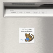 毛糸とことわざ付き猫 マグネット (インサイチュ (食洗機))