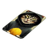 毛糸の玉を持つ猫 マグネット (左側)