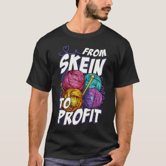 毛糸ビジネスで稼ぐ スケインから利益へ 糸を使ったクラフトの副業スタート Tシャツ