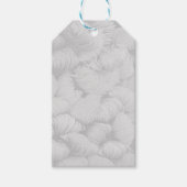 毛糸玉のテクスチャ 手作り工芸品 ギフトタグ (正面)