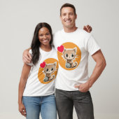 毛糸玉の可愛い子猫 Tシャツ (ユニセックス)